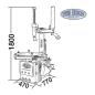 Preview: Twin Busch TWF150-X11: Set - Reifenmontagemaschine TW X-11 230V + Reifenwuchtmaschine TW F-150
